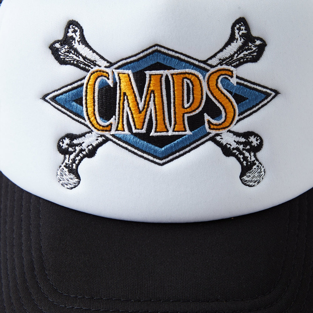 Dead End Trucker Snapback Hat (Black/White)